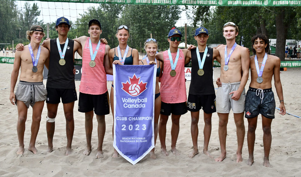 Pakmen the 2023 Top Beach Volleyball Club in Canada